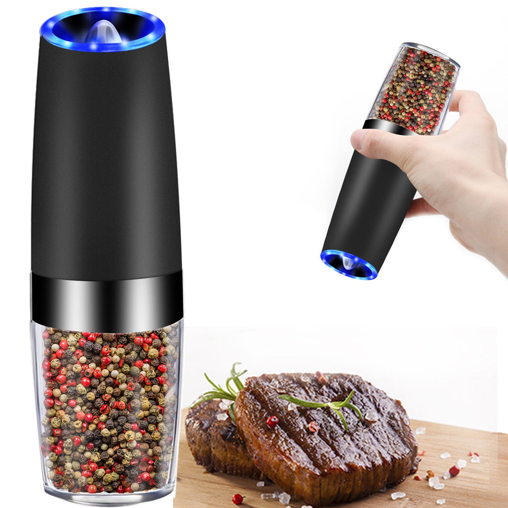 Electric Gravity Sensor Automatic Salt, Pepper, and Spice Grinder