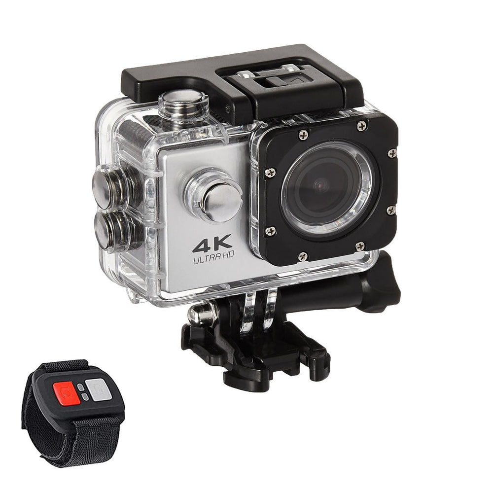 4K Waterproof All Digital UHD WiFi Camera + RF Remote And Accessories