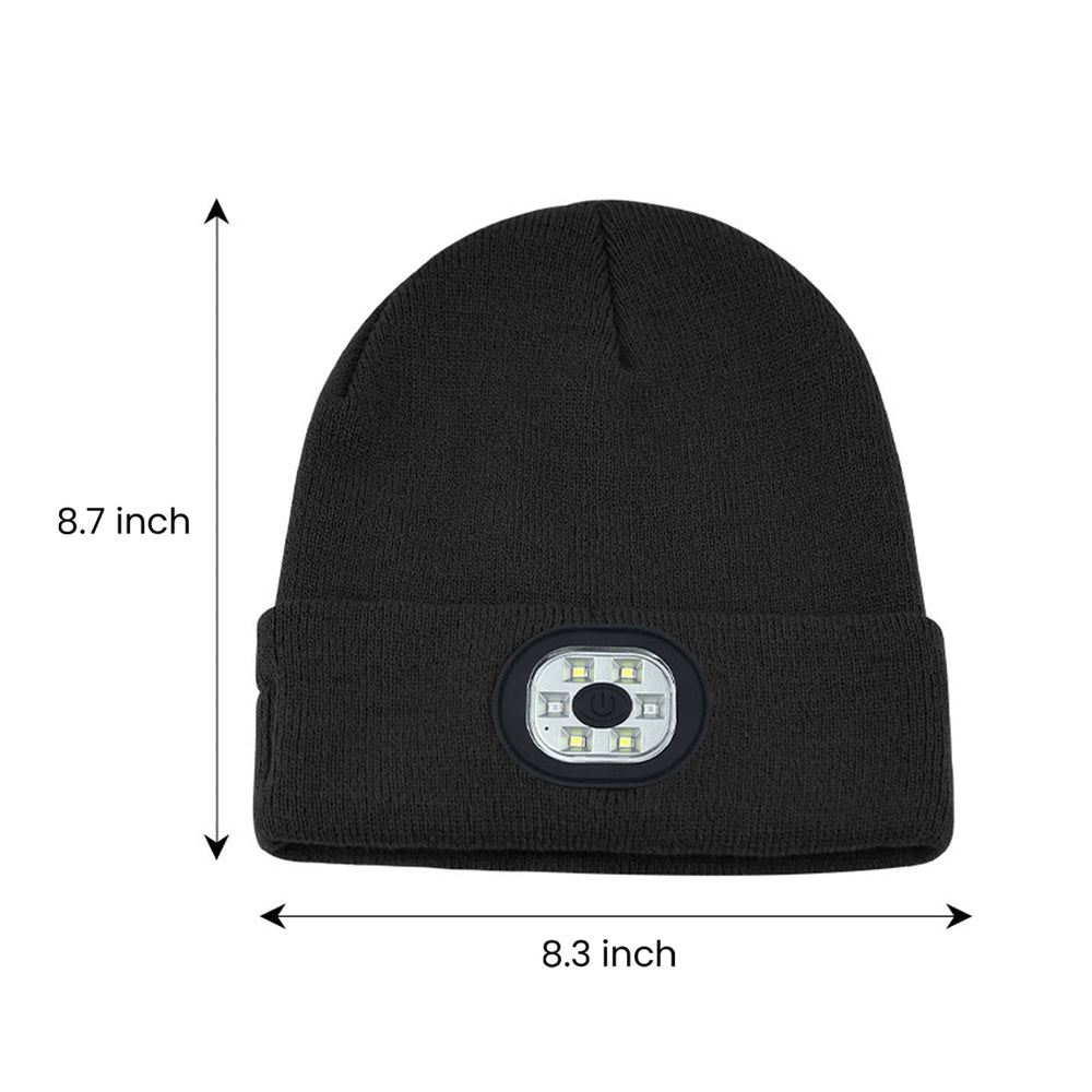 Bluetooth Music and LED Light Beanie Hat