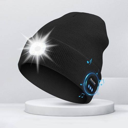 Bluetooth Music and LED Light Beanie Hat