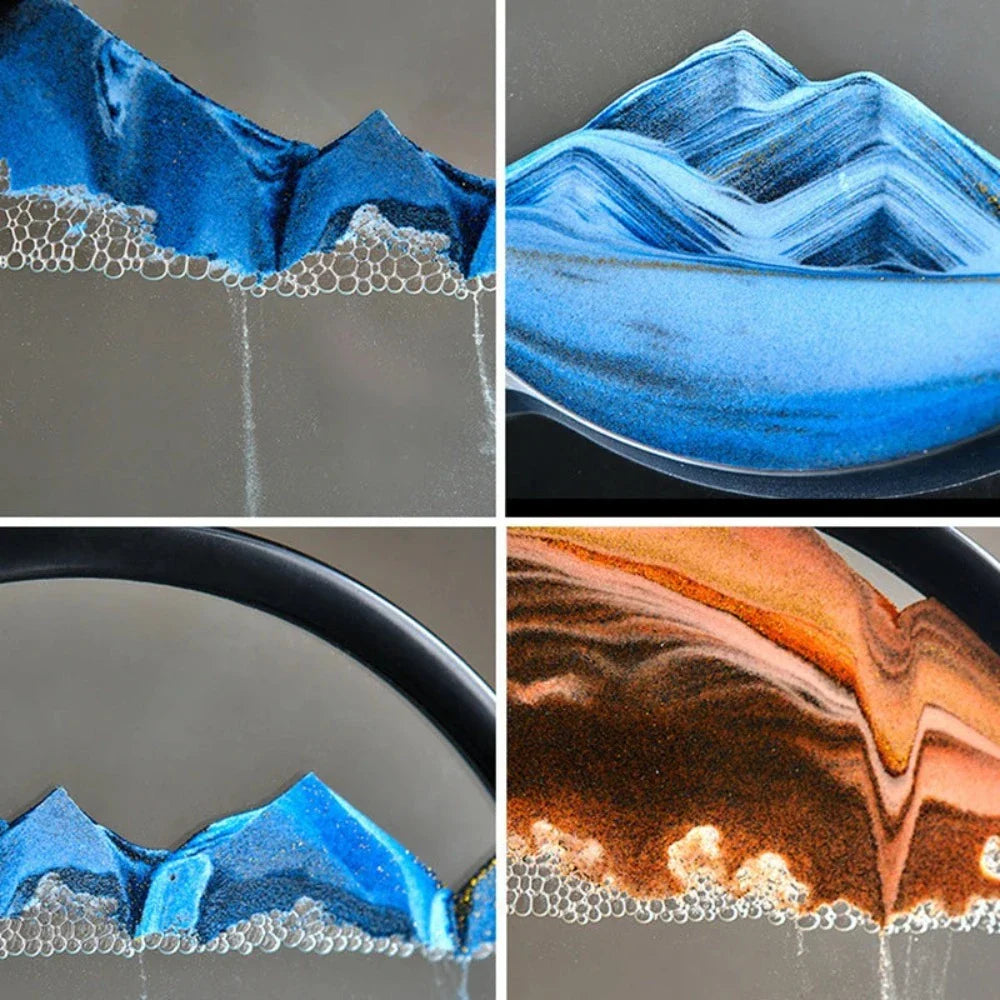 Deep Sea 3D Sand Art  - Multiple Color Options