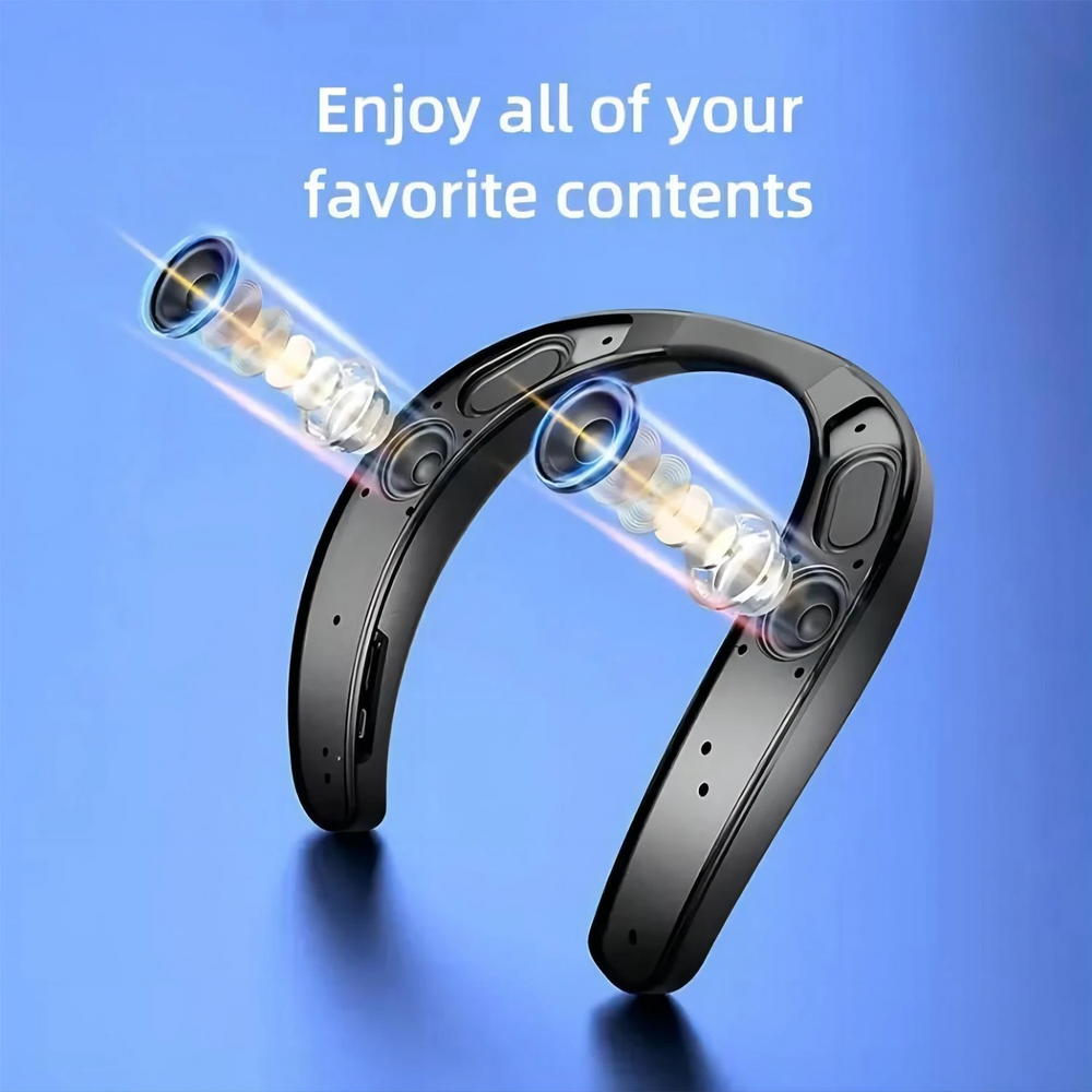 Wireless Speakers Neckband Wearable Bluetooth Speakers